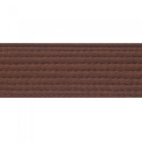 BOLD LOOK MERROWED END - SOLID COLOR BELTS-BROWN-1